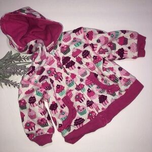 𝅺children’s place girls hoodie size 6-9 months
